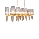 Ritz - Ice Rectangular Chandelier